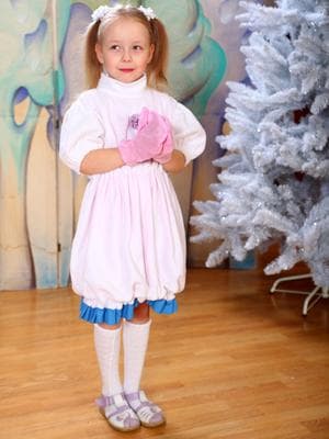 Костюм напрокат «Снеговик девочка»